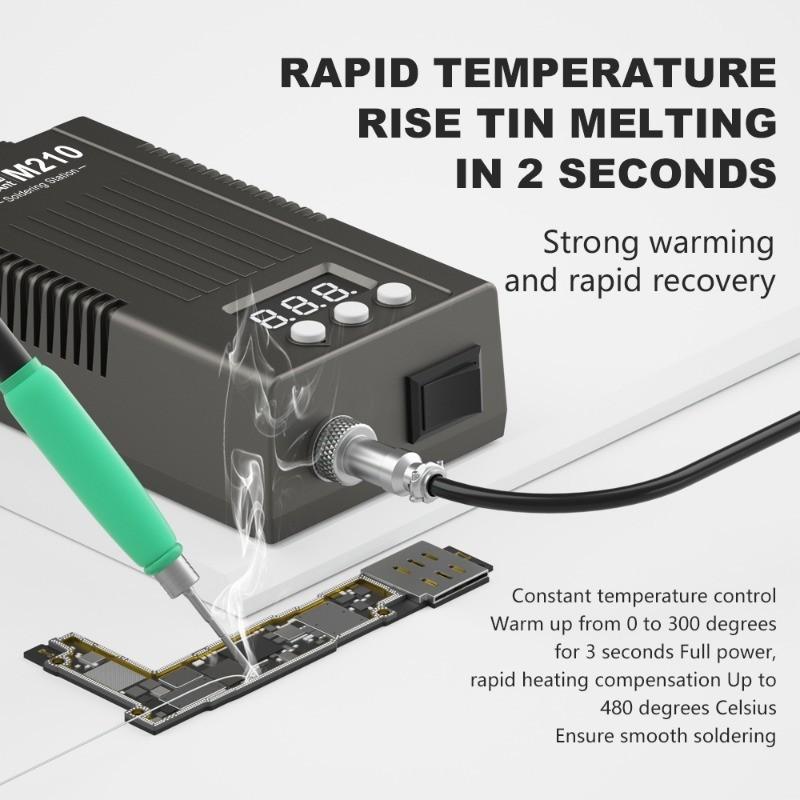M210 Stație de Sudură Portabilă de Precizie Stație Mică Inteligentă de Lipit Instrumente de Sudură pentru Reparații PCB IC Telefon Mobil