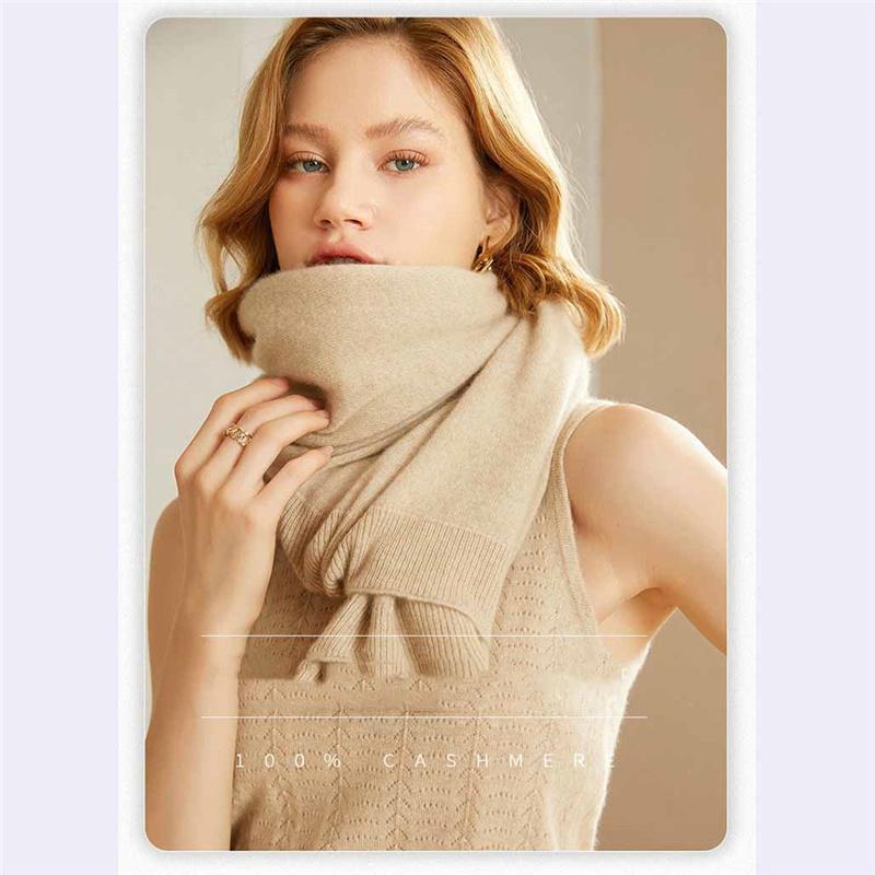 Extra Large 100% Wool Scarf Wrap, 130x70cm Women's Winter Shawl Cape Poncho
