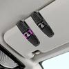 zjdf10 Car Glasses Storage Clip Sunglasses Card Ticket Clamp for Mitsubishi Lancer 9 ASX L200 Colt Pajero Outlander Eclipse EVO
