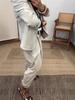 Women Spring Casual Suit Set With Blazer And Pants For Office And Daily Wear
