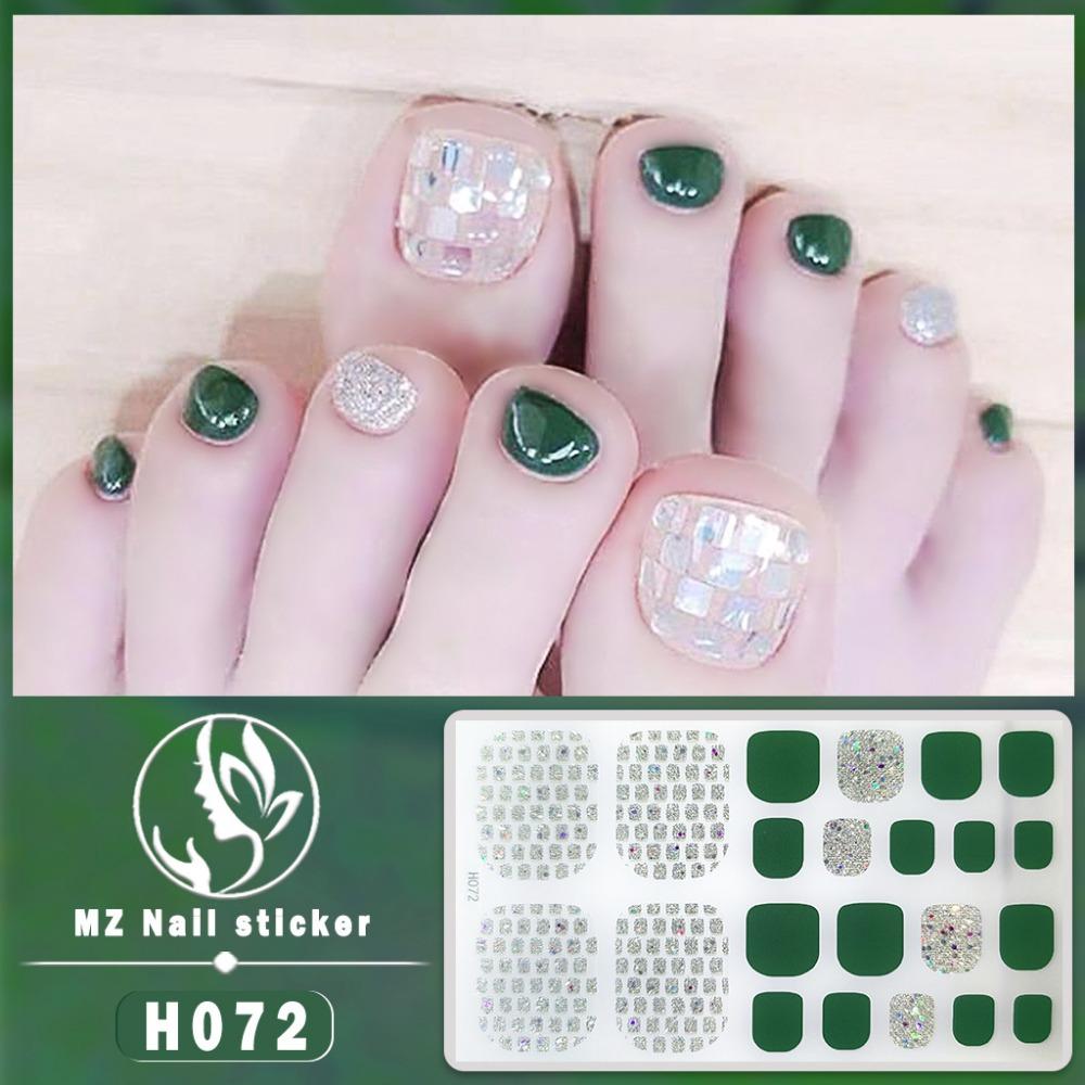 Fake Nails Toenail Sticker 3D Imitation Diamond Manicure Patch Waterproof and Long-lasting Whitening Toenail Sticker Wholesale