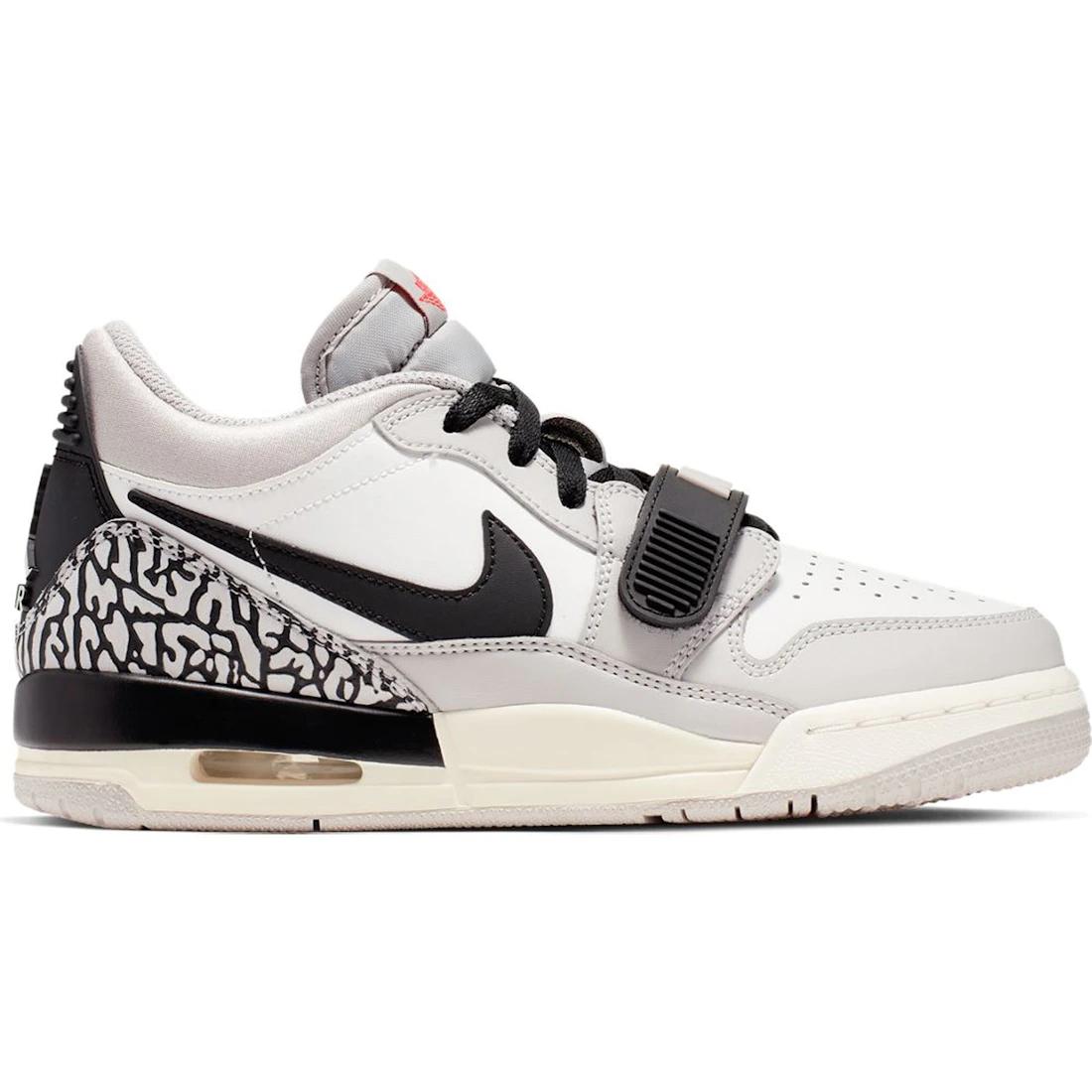 

Sneaker Jordan Legacy 312 Low Tech Grey Fire Red Black (GS)(CD9054-101) 35.5