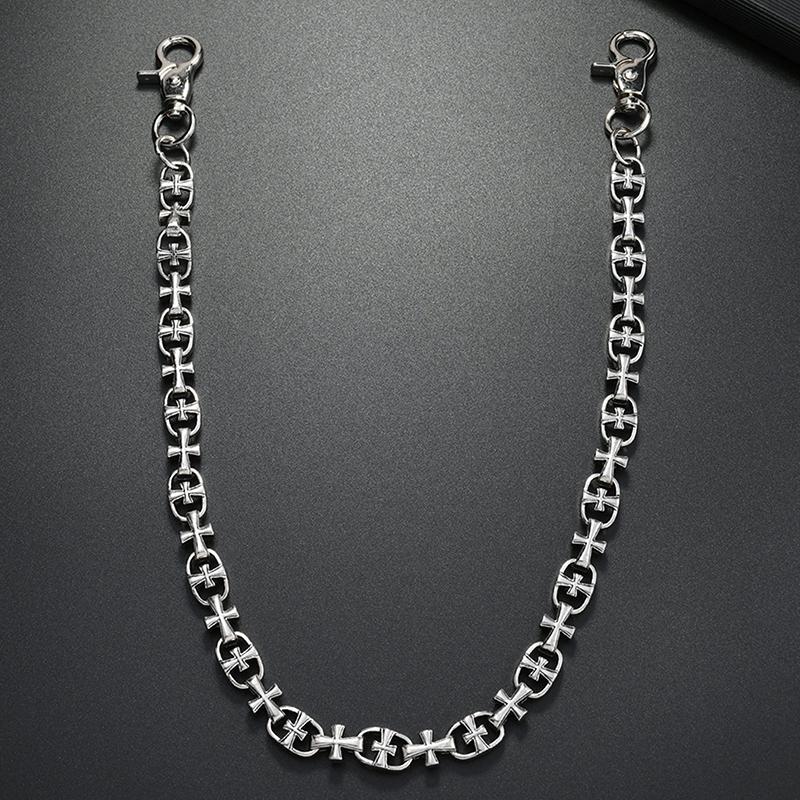 Gotische Punk Skelett Hüftkette Für Damen Herren Hip-Hop Rock Hüftkette Metall Hosenkette Mode Jeans Dekoration Kette Geschenke