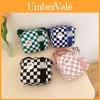 Stylish Children's Checkerboard Canvas Bag Ideal For Boys' Casual Outings And Everyday Use