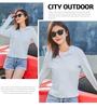 Women's Hooded Sun Protection Jacket: 2024 Summer Lightweight, Long-Sleeve, Breathable, Solid Color, Thin Knit Design