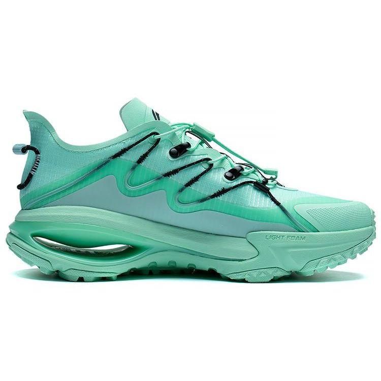 Li Ning Bequeme Strapazierfähige Atmungsaktive Low-Top Laufschuhe Herren Sneaker Klargrün ARDT011-2