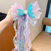 Girl Hair Pin Bowknot Starfish Shell Faux Pearls Chain Decor Kids Hair Clip Princess Headwear Hair Accessories