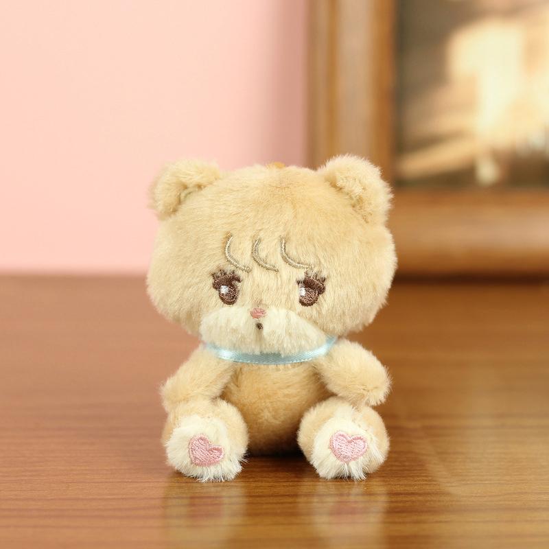 Plush Doll Pendant Keychain Small Doll Cute Animal Toy Jewelry Backpack Pendant Gift