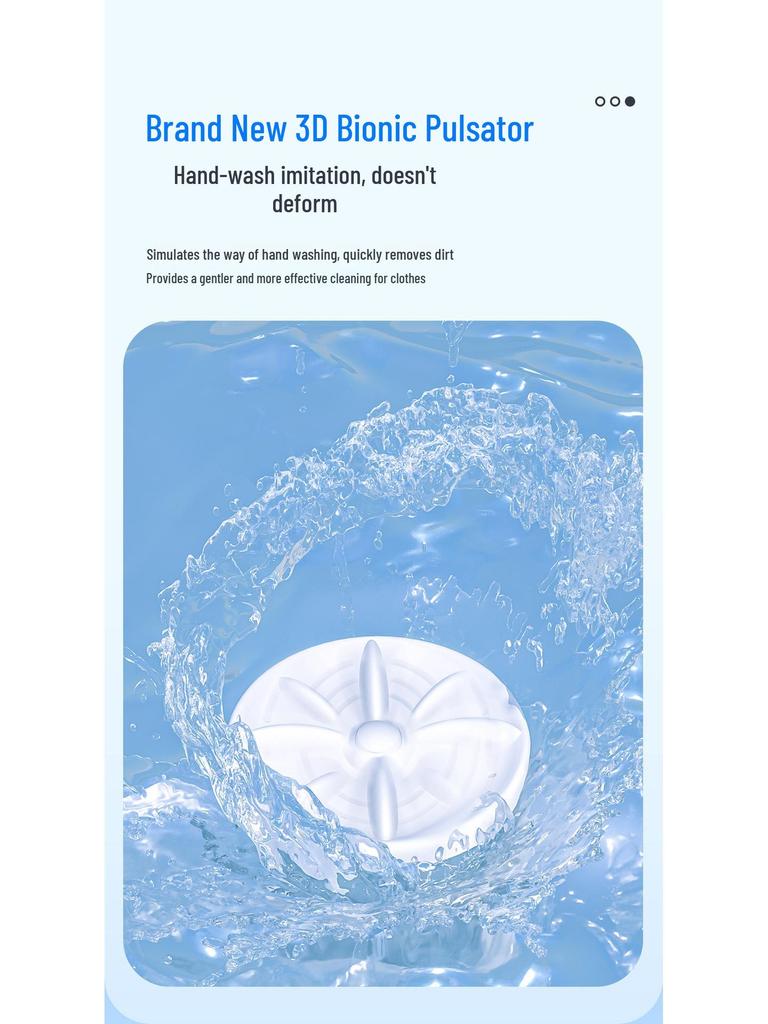 Portable Mini Automatic Washer for Socks and Underwear