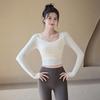 Women's Mesh Long Sleeve Yoga & Pilates Training Top