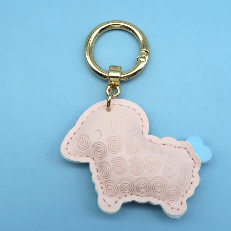 2027 Lunar New Year Goat Pendant Durable Pu Sheep Keychain Bag Decor Gift For Friends