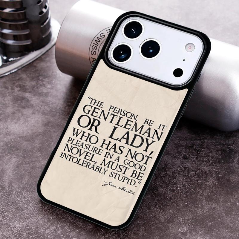 Pride And Prejudice Phone Case for iPhone 17 16 15 Pro Max Air 14 13 12 11 Plus Shockproof Capa Cover