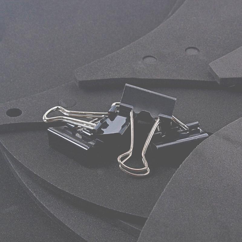14x Drum Silencers Pads with 4 Binder Clips Drum Mute Pads for Drums Head Cymbal