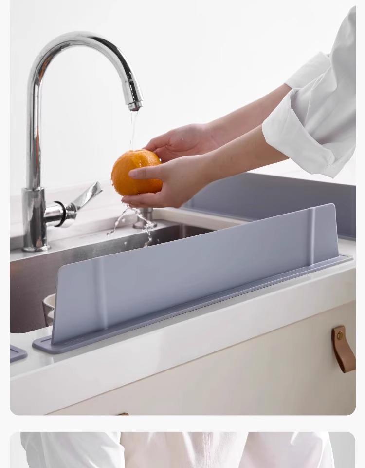 Silikon Mutfak Lavabosu Sıçrama Koruması: Geliştirilmiş Su Yalıtımı İçin Artırılmış Yükseklik ve Kalınlık