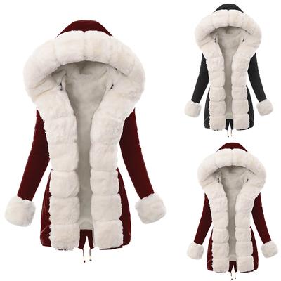 Fashion Women Winter  Neck Hooded Down Warm Coat Down Jacket Windbreaker Coat