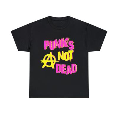 Punks Not Dead Graphic Tee Shirt, S-5XL