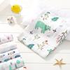 120*120 cm Soft Muslin Cotton Baby Blanket Bamboo Cotton Blanket Wrap Cute Cartoon Newborn Blankets Infant Wrap Sleepsack
