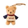 Dress Hoodie Teddy Bear Keychain Plush Toy Stuffed Doll Bag Decoration Gift