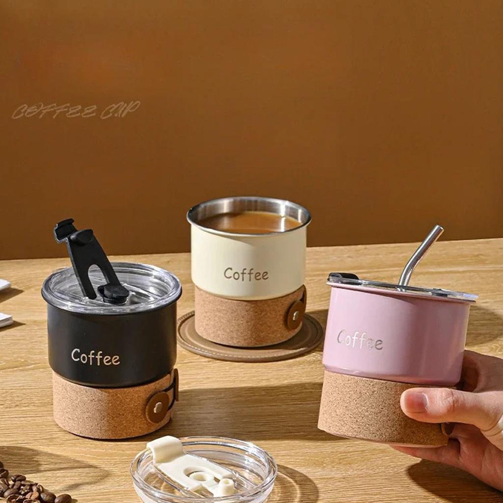 304 Stainless Steels Vacuum Insulating Coffee Cup Portable Leakproof Lid Dishwasher Safe Travel Mug For Commuters