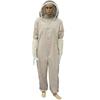 Professional Ventilated Full Body Beekeeping Bee Keeping Suit W/ Leather Gloves