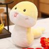 New Year Cartoon Lucky Snake Animals Plush Figure Dolls Soft Pillow Toys Wear Lion Clothes Funny Christmas New Year Gift