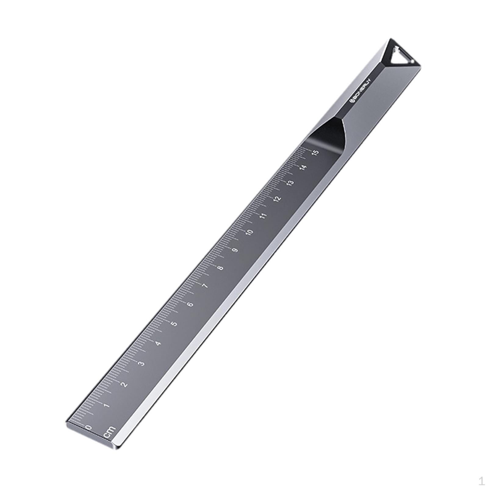 

Металлическая линейка с петлей для подвешивания для офиса и дома Gray