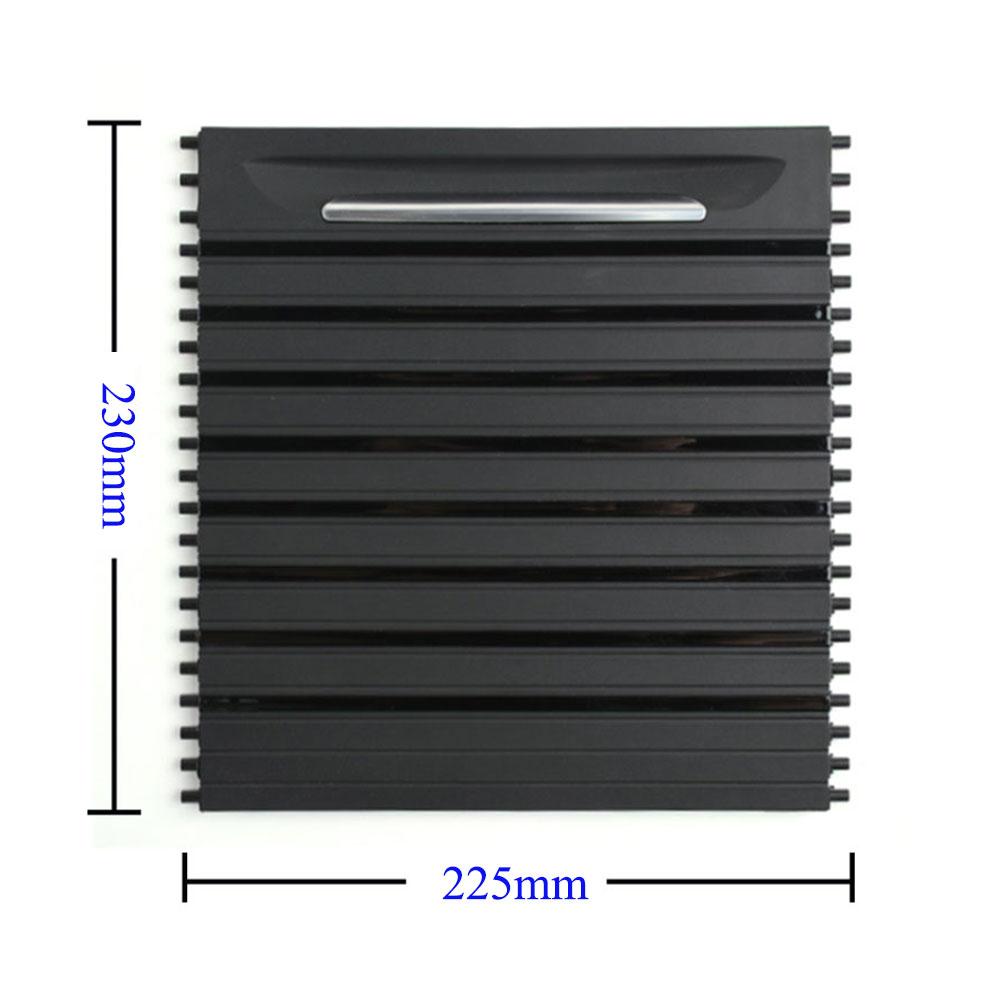 Para BMW X5 X6 F15 F16 Interior Porta-Copos Tampa Deslizante Guarnição Console Persiana de Rolo Deslizante Substituição 2014 2015 2016 2017