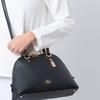Coach Katy 30 Large Capacity Logo Plaque Leather Shell Bag Shoulder Bag Crossbody Bag Tote Bag Women Bags Black 2553-IMBLK