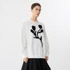 JNBY Spring 2025 Floral Loose Fit Round Neck Sweatshirt