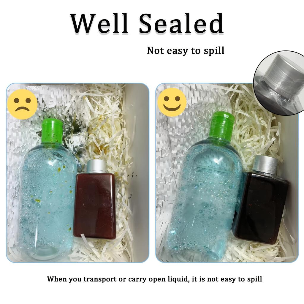1 Roll Stretch Shrink Wrap Film, Non Heat Bottle Sealer Easy To Use, Shrink Wrap for Bottles Jars Cans, Packaging Supplies Gift