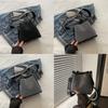 Stylish Fall Bucket Bag Sparkling Rhinestones Fashionable Commuter Shoulder Bag In Black Silver And Colorful Options
