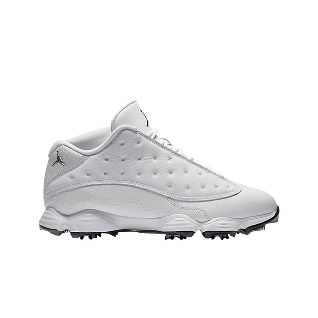 Jordan 13 Retro Golf Cleat White Black
