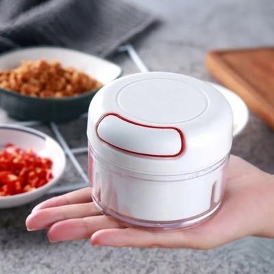Tritaglio Manuale per Aglio Spremiaglio a Tirante Mini Robot da Cucina per Zenzero Pepe Noci Frutta