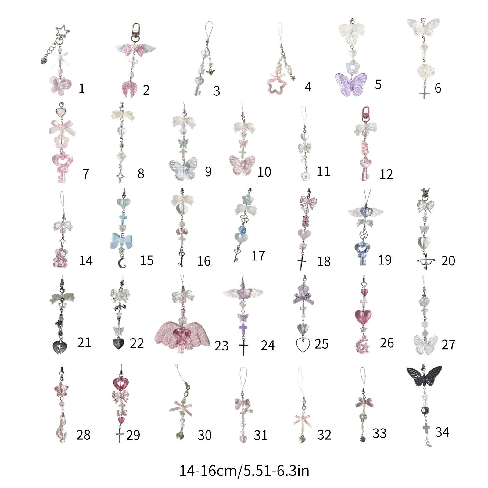 Милый брелок в форме сердца с бантом — фото 3