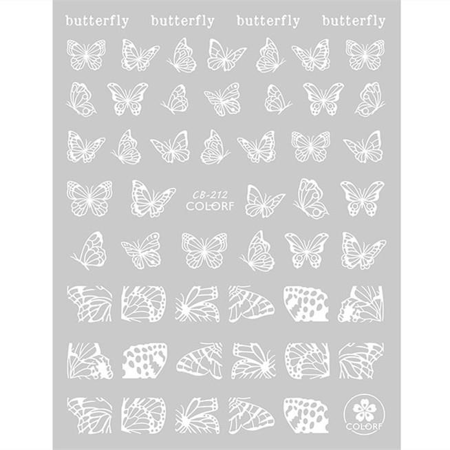 1pc 3D Nail Stickers Spring Summer Natural Flower Leaves Simulation Dried Flower Dragonfly Nail Applique Water Slides Decoration