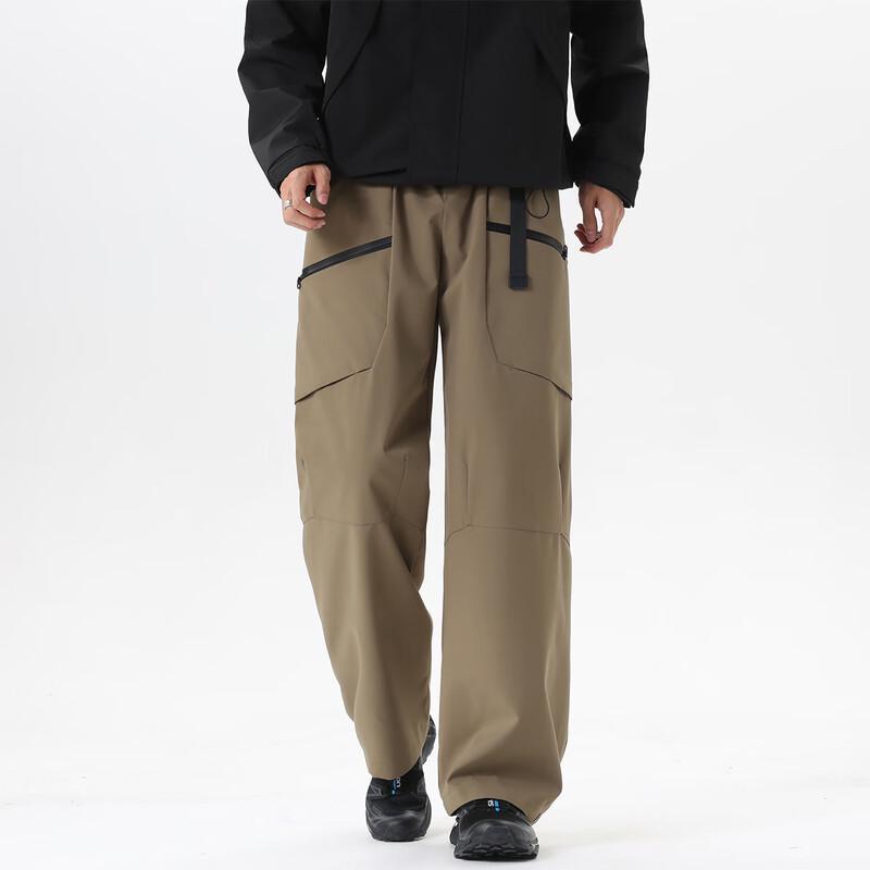 

izzue Мужские прямые брюки карго и повседневные брюки XL