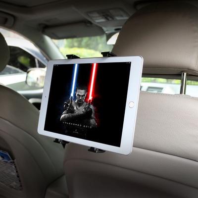 Universal Car Headrest Mount Back Seat Tablet Holder Bike Music Mic Pole Cradle