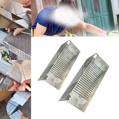 Multifunctional Metal Ruler for Square Tube Rounded Corners and Angles