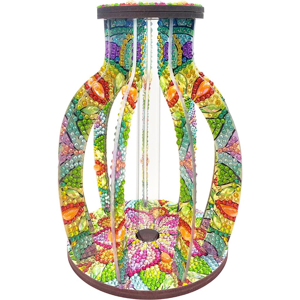 Wooden Butterfly Desktop Diamond Art Kits Rhinestones Desktop Ornaments 5D DIY Diamond Art Tabletop Decors for Home Office Decor