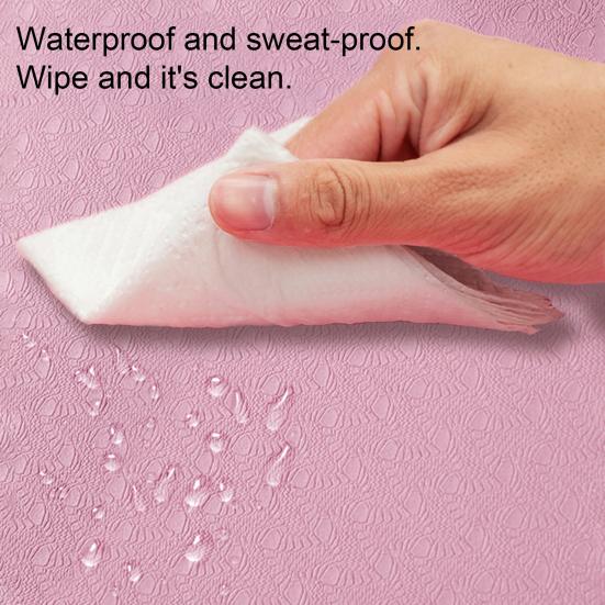 Saltea de Yoga Pliabilă Extra Groasă TPE Saltea de Exerciții Portabilă de Călătorie Anti-Alunecare Bărbați Femei Sală de Acasă Antrenament Pilates Pad de Podea