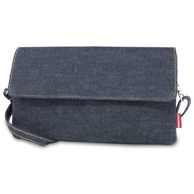 Need Network Denim Smartphone Made In Shoulder Smartphone Cell Phone Indigo Blue Women's Pouch, Japan, Bag, Pouch, Pouch,