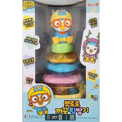 Pororo Peekaboo Ring Stacking, Korean Baby Products