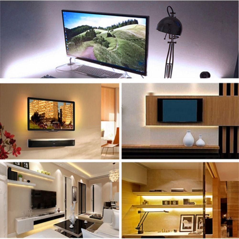1Pcs Lighting Tape LED String Light White Warm White SMD 2835 LED New USB Strip Lamp  TV Background