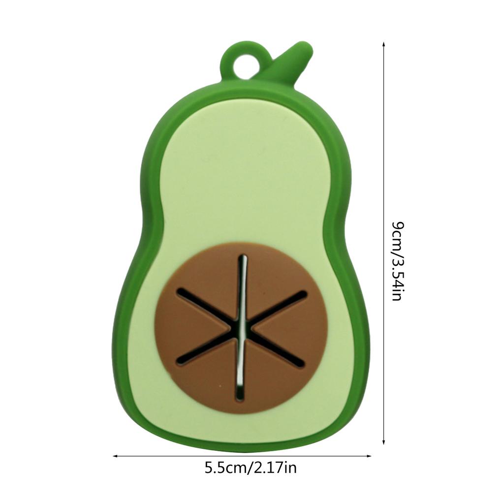 Avocado Shape Dog Poop Bag Dispenser Waste Bags Holder Dispensers Poop Bags Dogs Trash Pet Clean Outdoor Accessories