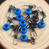 177pcs Fishing Accessories Kit Crank Hooks Sinker Weights Swivels Snaps Connectors Beads Fishing