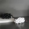 Resin Handicrafts Simulated Grape Bunches Fruit Sculpture Black Grape Ornament Decorative Figurines Home Decoration Accessories