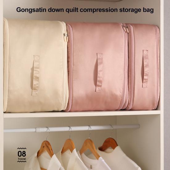 Bedding Storage Bag with Zipper Large Capacity Waterproof Space Saving