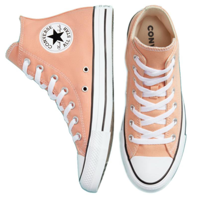 Converse Chuck Taylor All Star High Top Orange Comfortable and Fashionable High-top Canvas Shoes for Men and Women in Orange