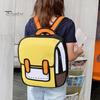 Teenager Backpack Student Cute Cartoon Large Capacity Waterproof Adjustable Strap Smooth Zipper Book School Bag Storage Unisex 2D Drawing Girls