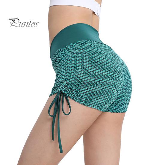 

Женские шорты для йоги с полой сеткой и высокой талией, эластичные, мягкие, дышащие, с подтяжкой ягодиц, повседневные, с контролем живота, узкие, впитывающие пот, для женщин, для бега, в тренажерном зале, для спорта 2XL зелёный